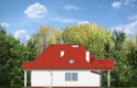 Projekt domu jednorodzinnego Mazurek 3 (134) - elewacja 4