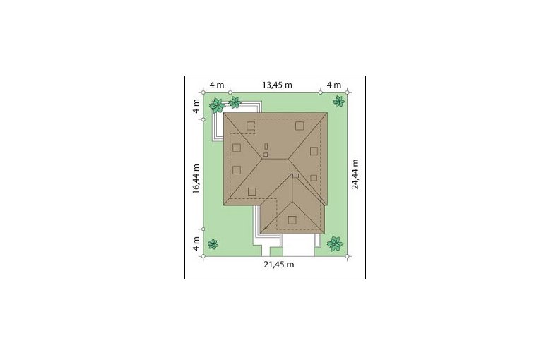 Projekt domu jednorodzinnego Natalia 2 (140) - Usytuowanie