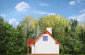 Projekt domu jednorodzinnego Okruszek (150) - elewacja 4