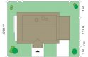 Projekt domu jednorodzinnego Radosny z garażem (177) - usytuowanie - wersja lustrzana