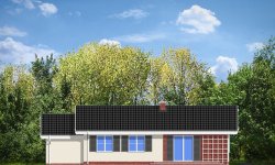 Elewacja projektu Słoneczny z garażem (194) - 2