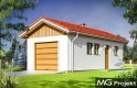 Projekt domu energooszczędnego Garaż BG06 (432) - wizualizacja 0