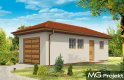 Projekt domu energooszczędnego Garaż BG05 (428) - wizualizacja 0