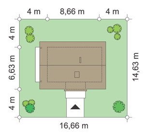 Usytuowanie budynku Sosenka 4 (204)