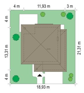 Usytuowanie budynku Szmaragd (213)