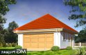 Projekt domu energooszczędnego Garaż BG100 (441) - wizualizacja 0