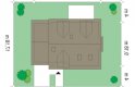 Projekt domu jednorodzinnego Zgrabny z lukarnami (247) - usytuowanie - wersja lustrzana