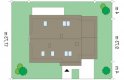 Projekt domu jednorodzinnego Zgrabny z przedsionkiem (248) - usytuowanie - wersja lustrzana