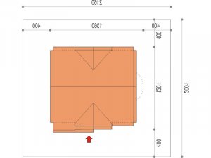 Usytuowanie budynku Plastuś w wersji lustrzanej