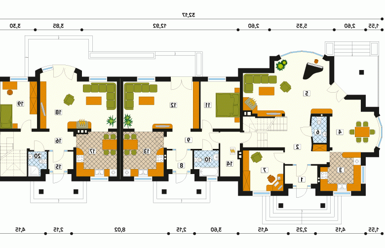 Projekt domu wielorodzinnego Atol 2 - 