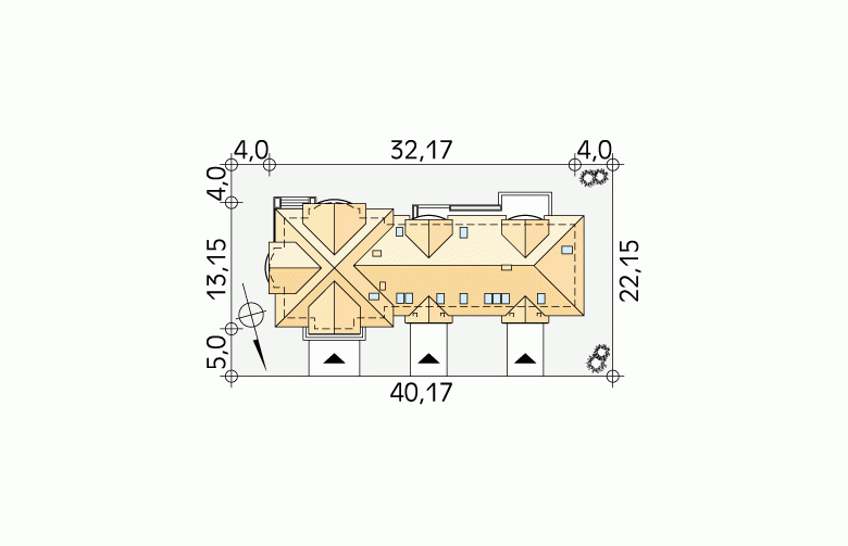 Projekt domu wielorodzinnego Atol 2 - Usytuowanie