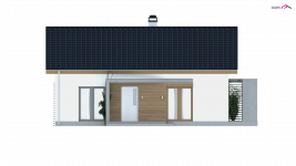 Elewacja projektu Z255 - 4 - wersja lustrzana