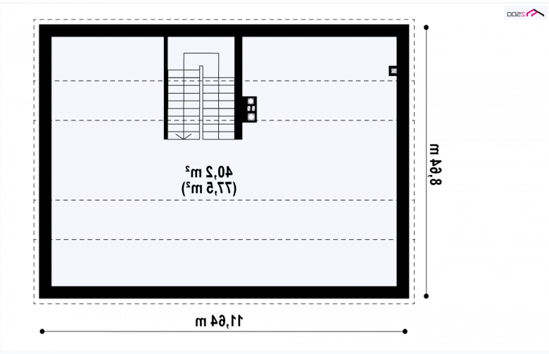 Projekt domu parterowego Z255 - 