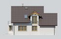 Projekt domu jednorodzinnego LK&658 - elewacja 4