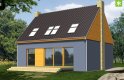 Projekt domu energooszczędnego MOON - wizualizacja 1