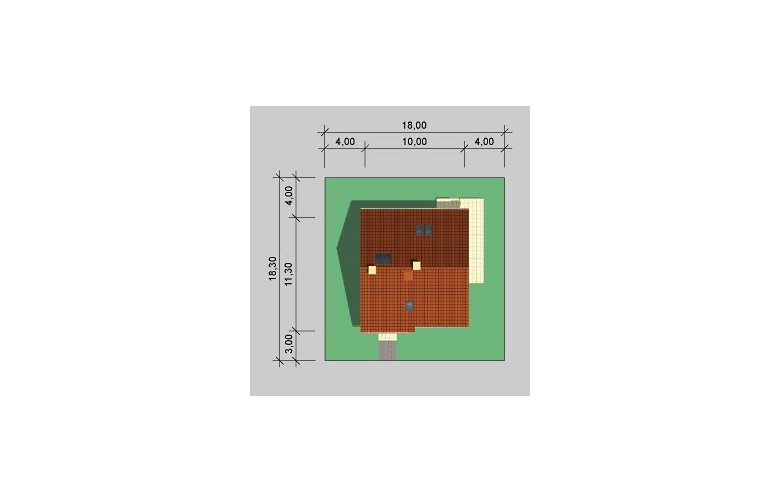 Projekt domu jednorodzinnego LK&627 - Usytuowanie