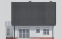 Projekt domu jednorodzinnego LK&629 - elewacja 3