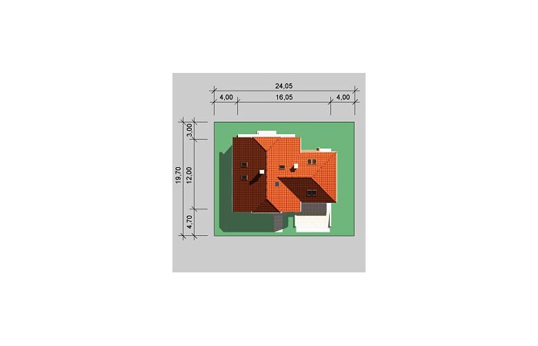 Projekt domu jednorodzinnego LK&631 - Usytuowanie