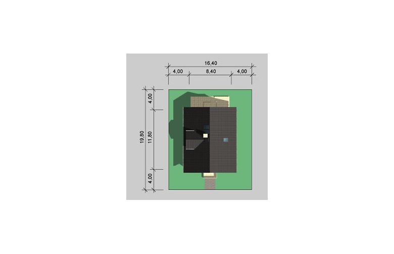 Projekt domu parterowego LK&651 - Usytuowanie