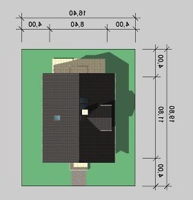 Usytuowanie budynku LK&651 w wersji lustrzanej