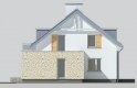 Projekt domu jednorodzinnego LK&653 - elewacja 4