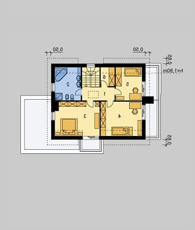 PODDASZE LK&653 - wersja lustrzana