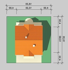 Usytuowanie budynku LK&632 w wersji lustrzanej