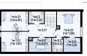 Projekt domu dwurodzinnego Z193 - rzut poddasza
