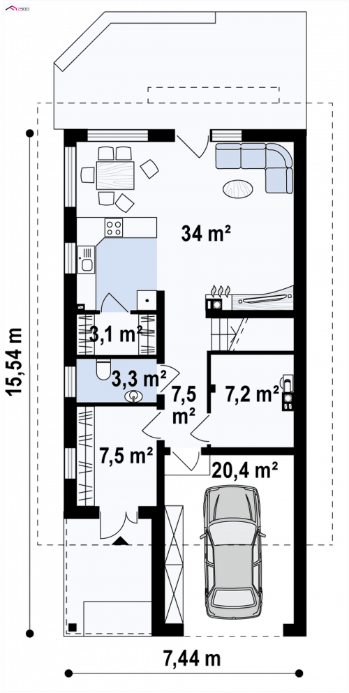 RZUT PARTERU Z299