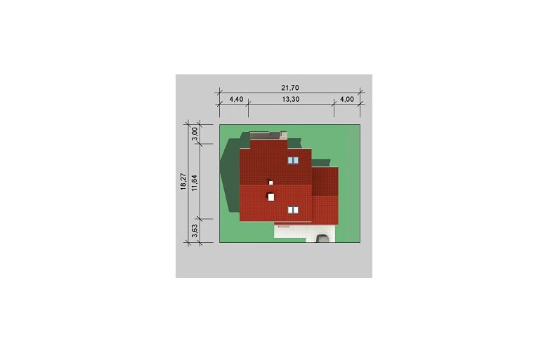 Projekt domu jednorodzinnego LK&636 - Usytuowanie