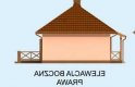 Projekt domu letniskowego ANDALUZJA dom letniskowy - elewacja 4