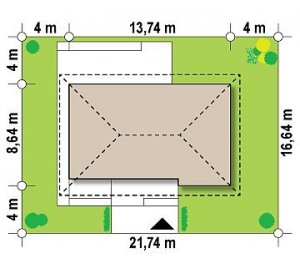 Usytuowanie budynku Z159