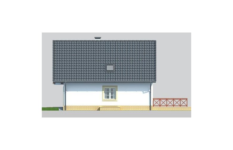 Projekt domu jednorodzinnego LK&642 - elewacja 2