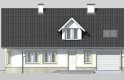 Projekt domu jednorodzinnego LK&643 - elewacja 1