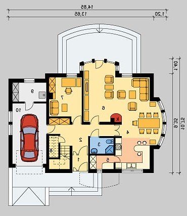 PARTER LK&644 - wersja lustrzana