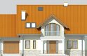 Projekt domu jednorodzinnego LK&645 - elewacja 1