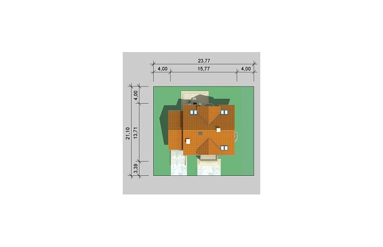 Projekt domu jednorodzinnego LK&645 - Usytuowanie