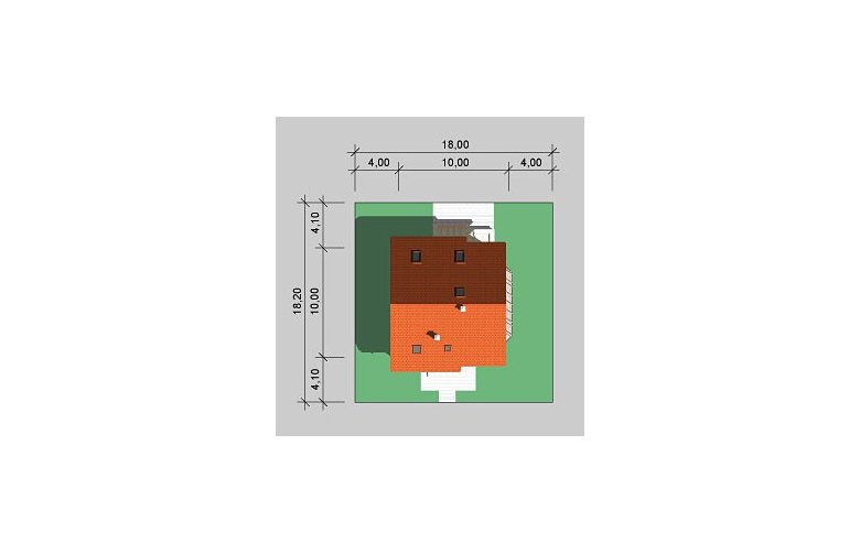 Projekt domu jednorodzinnego LK&649 - Usytuowanie