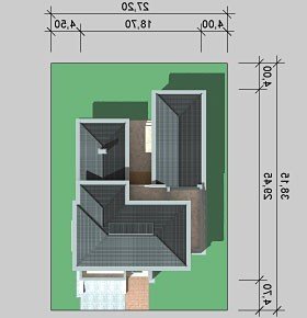 Usytuowanie budynku LK&654 w wersji lustrzanej