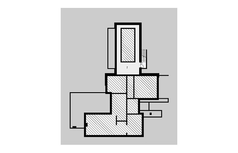 Projekt domu szkieletowego LK&655 - piwnica