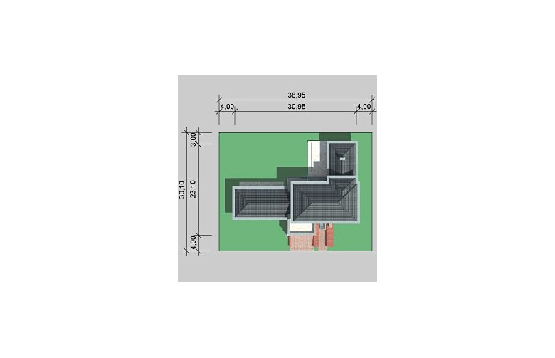 Projekt domu szkieletowego LK&655 - Usytuowanie