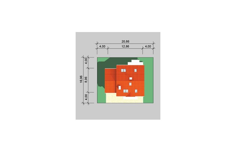 Projekt domu jednorodzinnego LK&665 - Usytuowanie