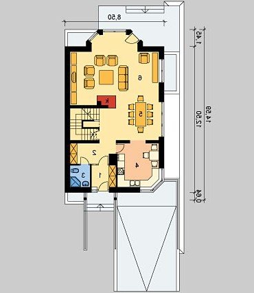 PARTER LK&657 - wersja lustrzana