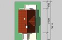 Projekt domu jednorodzinnego LK&657 - usytuowanie - wersja lustrzana