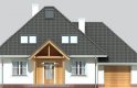Projekt domu jednorodzinnego LK&667 - elewacja 1