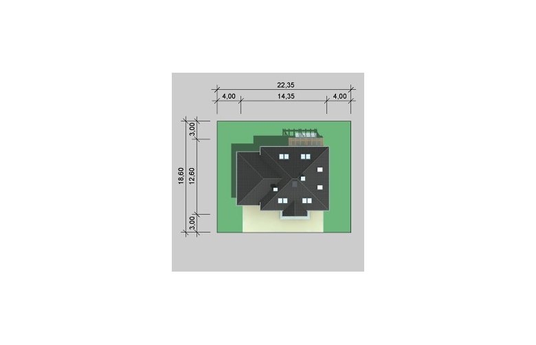 Projekt domu jednorodzinnego LK&667 - Usytuowanie