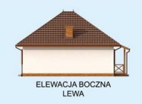 Elewacja projektu SAN ANTONIO dom letniskowy - 2