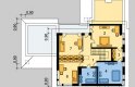 Projekt domu szkieletowego LK&678 - piętro