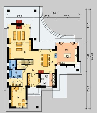 PARTER LK&678 - wersja lustrzana