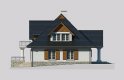 Projekt domu jednorodzinnego LK&681 - elewacja 4